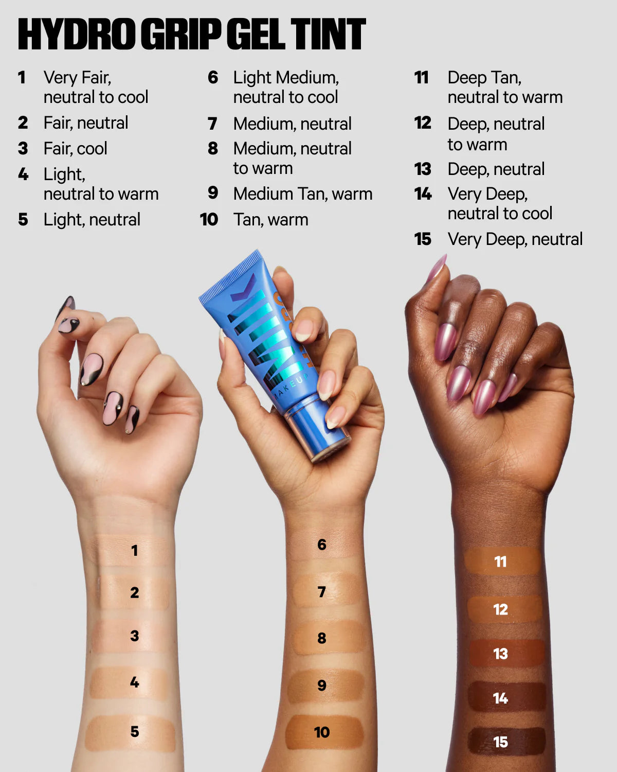 Milk Makeup - Hydro Grip 12-Hour Hydrating Gel Skin Tint