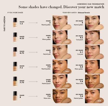 Armani - Luminous Silk Foundation (NEW FORMULA JAN 2026)