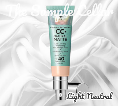IT Cosmetics - CC+ Cream Natural Matte Foundation SPF40 **New Formula**