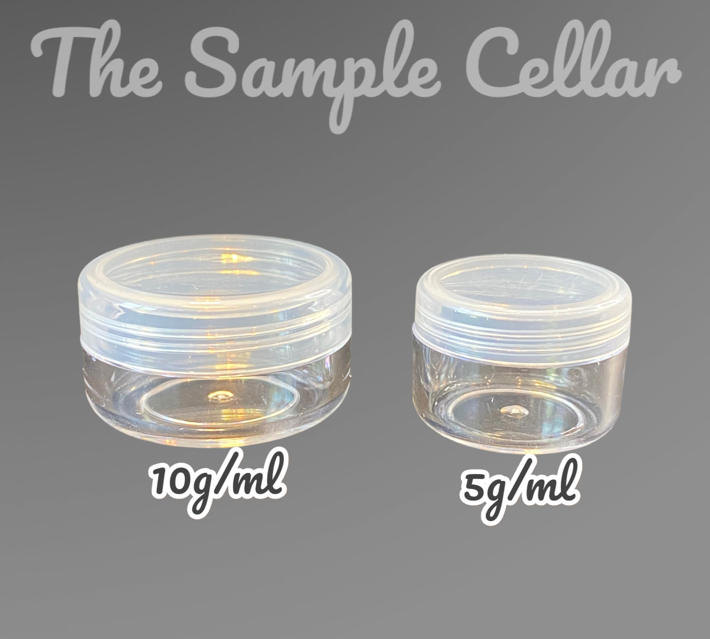 Empty Sample Pots & Labels